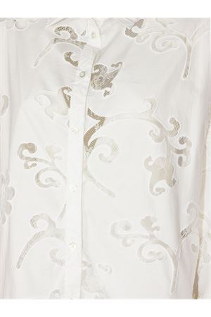 White Embroidered poplin shirt SEMI COUTURE | S6SL05A030